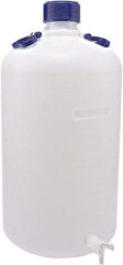Dynalon Labware - 50,000 mL Carboy - Polyethylene, Translucent, 14.4" High x 13.8" Diam - Apex Tool & Supply