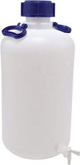 Dynalon Labware - 25,000 mL Carboy - Polyethylene, Translucent, 11" High x 11" Diam - Apex Tool & Supply