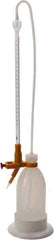 Dynalon Labware - 10 ml Borosilicate Glass Burette, Polyethylene Bottle Titrating Burette - 4-39/64" Diam x 22-7/16" High - Apex Tool & Supply
