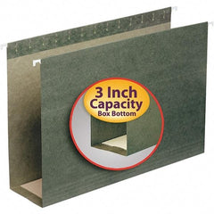 SMEAD - 9-1/2 x 14-1/2", Legal, Standard Green, Hanging File Folder - 11 Point Stock - Apex Tool & Supply