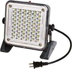 Value Collection - 120 Volt, 10 Watt, Electric, LED Portable Floor Work Light - 10' Cord, 1 Head, 750 Lumens, ABS - Apex Tool & Supply