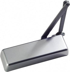 Ability One - Full Cover Heavy-Duty Door Power Operator Damper - Mounting Bracket, Stainless Steel Finish - Apex Tool & Supply