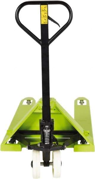 Vestil - 5,500 Lb Capacity, 7-3/4" Lift Hand Pallet Truck - 3-1/4" to 7-3/4" Lift Height, 48" Fork Length x 27" Fork Width, 27" Overall Width - Apex Tool & Supply