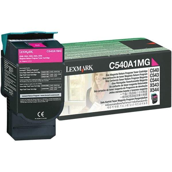 Lexmark - Magenta Toner Cartridge - Use with Lexmark C540n, C543dn, C544dn, C544dtn, C544dw, C544n, C546dtn, X543dn, X544dn, X544dtn, X544dw, X544n, X546dtn - Apex Tool & Supply