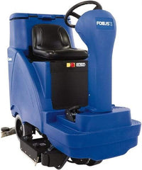Clarke - 28" Cleaning Width, Battery Powered Floor Scrubber - 0.75 hp, 2,250 RPM, 57" Water Lift, 21 Gal Tank Capacity - Apex Tool & Supply