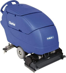 Clarke - 28" Cleaning Width, Battery Powered Floor Scrubber - 0.81 hp, 613 RPM, 23 Gal Tank Capacity - Apex Tool & Supply