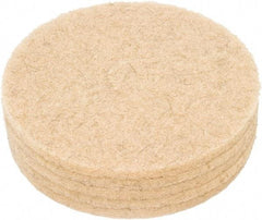 Clarke - 20" Diam Floor Pad - 20" Machine, Tan Pad, Polyester - Apex Tool & Supply