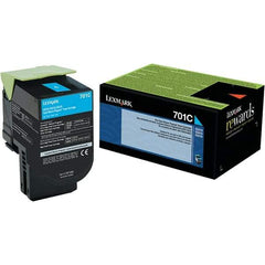 Lexmark - Cyan Toner Cartridge - Use with Lexmark CS310dn, CS310n, CS410n - Apex Tool & Supply