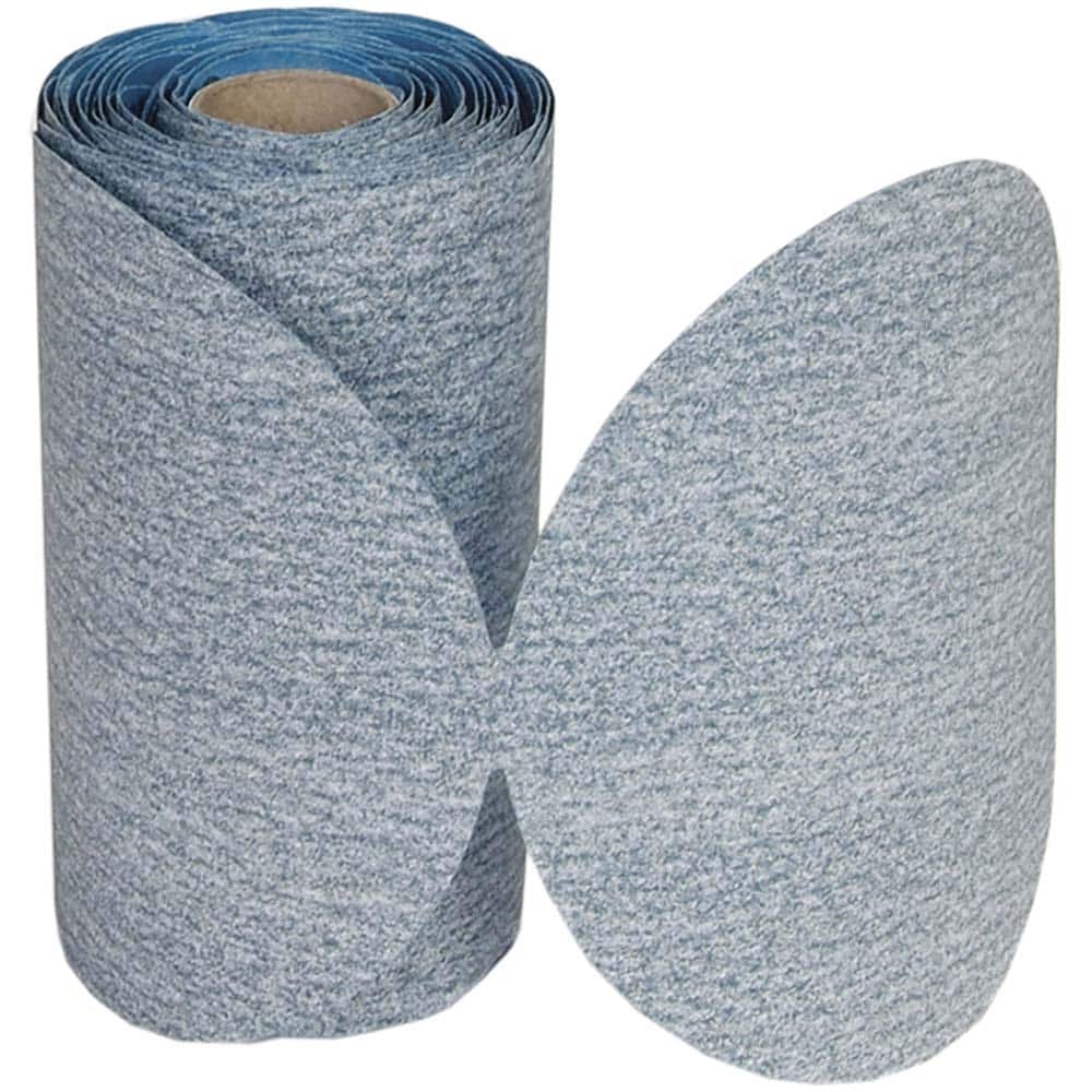 Norton - 5" Diam, 240 Grit Silicon Carbide Adhesive PSA Disc - Apex Tool & Supply