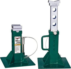 Safeguard - 44,000 Lb Capacity Jack Stand - 13-3/8 to 19-5/8" High - Apex Tool & Supply