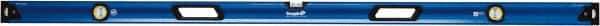 Empire Level - 96" Long 3 Vial Box Beam Level - Metal, Blue, 1 Level & 2 Plumb Vials - Apex Tool & Supply