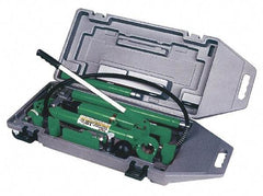 Safeguard - 16 Piece Automotive Collision Repair Kit - Pump, Ram, 1/2 Ton Spreader, Extention Tubes, Ram Toe, Plunger Toe, Wedge Head, V-Base, Adapters, Serrated Saddle - Apex Tool & Supply