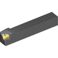 Vargus - External Thread, Right Hand Cut, 1/2" Shank Width x 1/2" Shank Height Indexable Threading Toolholder - 3.27" OAL, 3XER Insert Compatibility, AL Toolholder, Series Red Line - Apex Tool & Supply