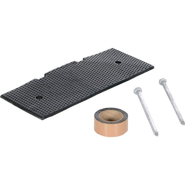 Vestil - 8-7/8" Long x 23-1/2" Wide x 1-3/8" High, Rubber Speed Hump - Black - Apex Tool & Supply