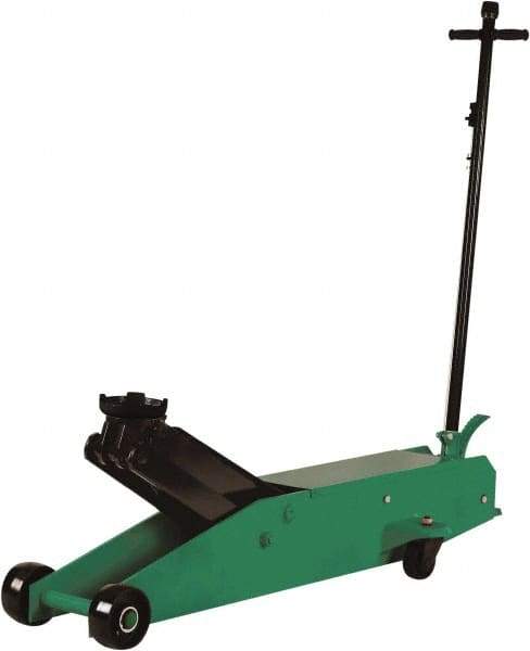 Safeguard - 10 Ton Capacity Hydraulic Jack - 6-1/4 to 27" High - Apex Tool & Supply