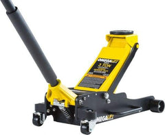 Omega Lift Equipment - 3 Ton Capacity Service Floor Jack - 3-7/8 to 18-15/16" High - Apex Tool & Supply