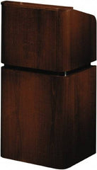 Oklahoma Sound - Wood Full Floor Lectern - 20-1/2" Deep x 24" Wide x 48" High - Apex Tool & Supply