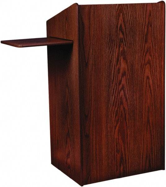 Oklahoma Sound - Wood Full Floor Lectern - 20" Deep x 25" Wide x 46" High - Apex Tool & Supply