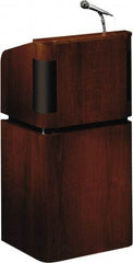 Oklahoma Sound - Wood Full Floor Lectern - 20-1/2" Deep x 24" Wide x 48" High - Apex Tool & Supply