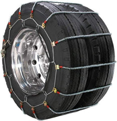 Peerless Chain - Dual Axle Tire Chains - For Use with 10.00-22, 11-24.5, 12.75-22.5, 315/80-22.5 - Apex Tool & Supply