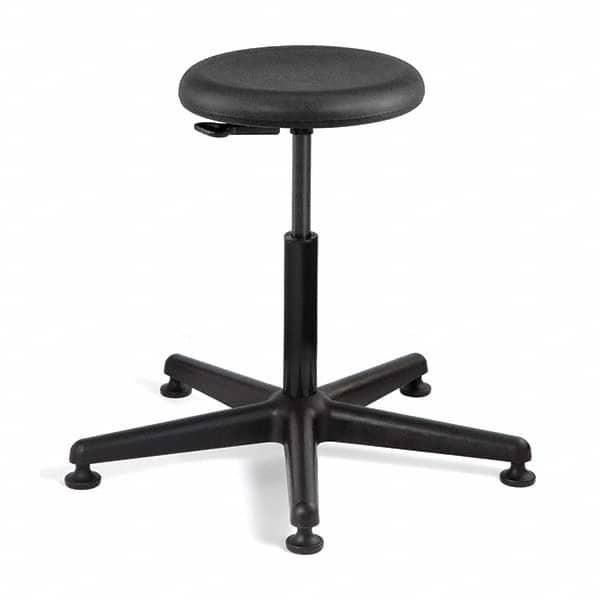 Bevco - Swivel & Adjustable Stools Type: Adjustable Backless Stool Base Type: Nylon - Apex Tool & Supply