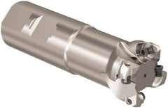 Seco - R217 32mm Weldon Shank Milling Tip Insert Holder & Shank - 3.110236" Projection, 1" Neck Diam, M16 Neck Thread, 40mm Nose Diam, 115mm OAL, Tool Steel Tool Holder - Apex Tool & Supply