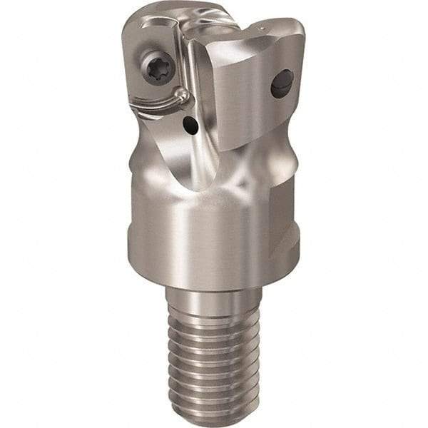Seco - R217.21.RE 10mm Threaded Shank Milling Tip Insert Holder & Shank - 1.102362" Projection, 1" Neck Diam, M10 Neck Thread, 20mm Nose Diam, 28mm OAL, Tool Steel Tool Holder - Apex Tool & Supply