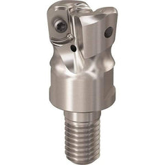 Seco - R217.21.RE 10mm Threaded Shank Milling Tip Insert Holder & Shank - 1.102362" Projection, 1" Neck Diam, M10 Neck Thread, 20mm Nose Diam, 28mm OAL, Tool Steel Tool Holder - Apex Tool & Supply