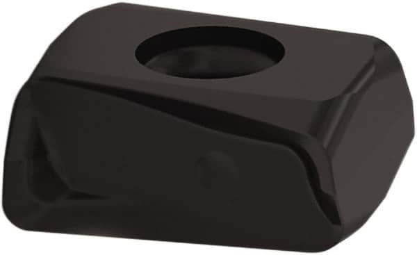 Seco - LOEX120708 Grade MP3000 Carbide Milling Insert - TiAlN Finish, 13/32" Thick, 12mm Inscribed Circle, 1/32" Corner Radius - Apex Tool & Supply