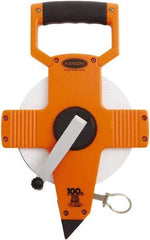 Keson - 100' x 3/8" Tape Measure - 1/10 & 1/100' Graduation - Apex Tool & Supply