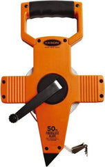 Keson - 50' x 1/2" Tape Measure - 1/10 & 1/100" Graduation - Apex Tool & Supply