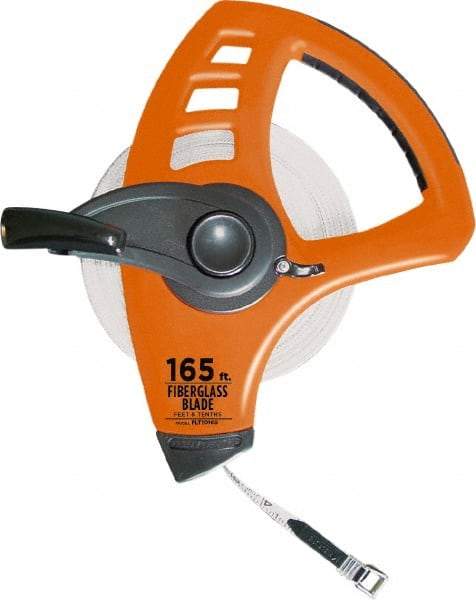 Keson - 165' x 1/2" Tape Measure - 1/10 & 1/100" Graduation - Apex Tool & Supply