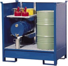 Denios - Mobile Spill Containment Type: Transport Pallet w/Side Walls Number of Drums: 2 - Apex Tool & Supply