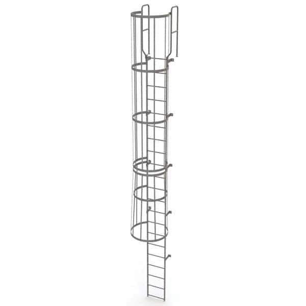 TRI-ARC - Rolling & Wall Mounted Ladders & Platforms Type: Fixed Ladder Style: Safety Cage - Apex Tool & Supply