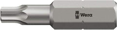 Wera - 5/16" Drive T50 Torx Screwdriver Bit - 2-3/4" OAL, Insert Bit - Apex Tool & Supply