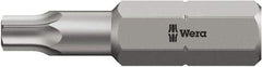 Wera - 5/16 & 1/4" Drive T40 Torx Screwdriver Bit - 2-3/4" OAL, Insert Bit - Apex Tool & Supply