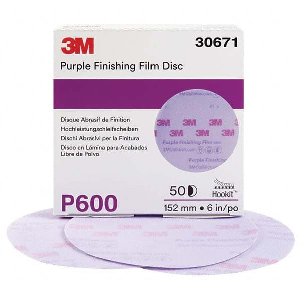 3M - Hook & Loop Discs Abrasive Type: Film Disc Disc Diameter (Inch): 6 - Apex Tool & Supply