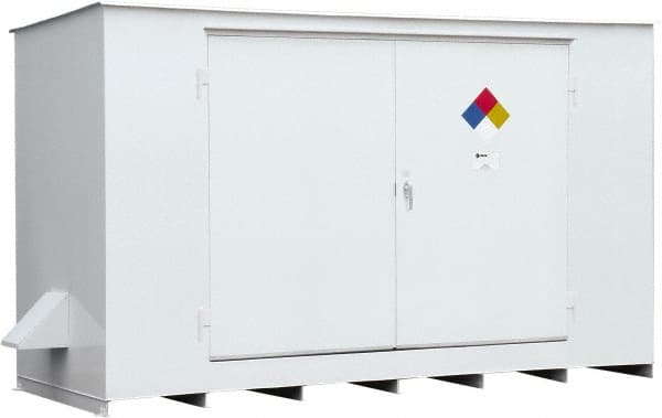 Enpac - Outdoor Safety Storage Buildings Number of Drums: 12 Fire Rated: Yes - Apex Tool & Supply