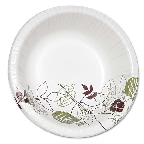 Dixie - Pathways Heavyweight Paper Bowls, 20 oz, White/Green/Burgundy, 125/Pack - Apex Tool & Supply