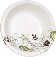 Dixie - Pathways Heavyweight Paper Bowls, 20 oz - Green, Burgundy - Apex Tool & Supply