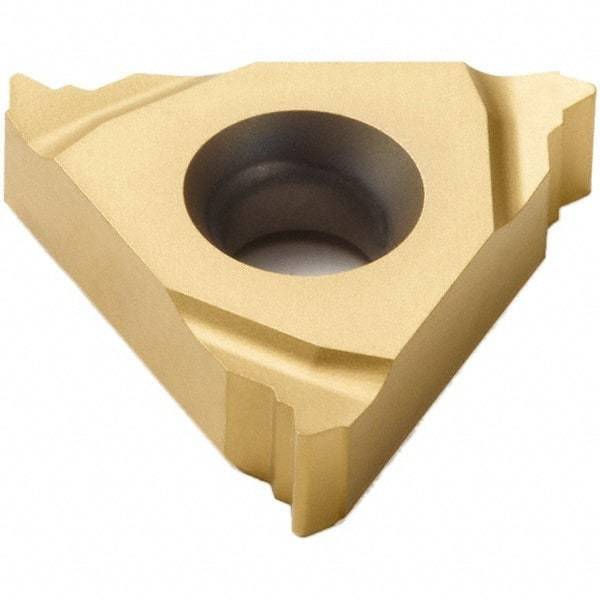 Seco - 16ER External Right Hand MJ Laydown Threading Insert - Grade CP200, TiAlN/TiN Coated Carbide, 9.53mm Inscribed Circle - Apex Tool & Supply