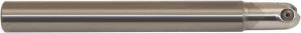 Millstar - 16mm Cut Diam, 125mm Max Depth of Cut, 16mm Shank Diam, 150mm OAL, Indexable Ball Nose End Mill - Straight Shank, CBSFCY Toolholder, MB, MBT, RBT Insert - Apex Tool & Supply