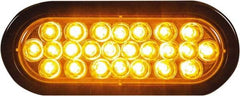 Buyers Products - 6 Flash Rate, Recessed Mount Emergency Strobe Light Assembly - Powered by 12 to 24 Volts, Amber - Apex Tool & Supply