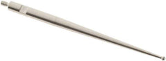 SPI - 1mm Ball Diam, Carbide, Ball Test Indicator Contact Point - 1.437" Contact Point Length, Use with Tesa Test Indicators - Apex Tool & Supply