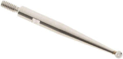 SPI - 1.5mm Ball Diam, Carbide, Ball Test Indicator Contact Point - 0.812" Contact Point Length, Use with Interapid Test Indicators - Apex Tool & Supply