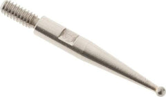SPI - 1mm Ball Diam, Steel, Ball Test Indicator Contact Point - 0.52" Contact Point Length, Use with Teclock Test Indicators - Apex Tool & Supply