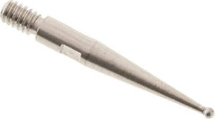 SPI - 0.8mm Ball Diam, Carbide, Ball Test Indicator Contact Point - Use with Starrett Test Indicators - Apex Tool & Supply