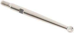 SPI - 2mm Ball Diam, Carbide, Ball Test Indicator Contact Point - Use with Starrett Test Indicators - Apex Tool & Supply