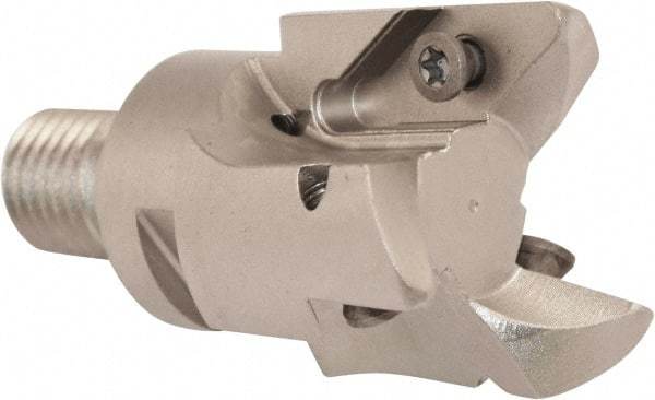 Millstar - VCGT Series ASOC, Right Hand Cut, 50mm Head Length, Modular Milling Cutting Unit Head - 42mm Cutting Diam, 1/8" Depth of Cut, Universal Insert Size - Apex Tool & Supply