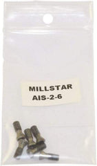 Millstar - Torx Insert Screw for Indexable Milling Cutters - M12 Thread, Industry Std AIS-2-6, For Use with End Mills - Apex Tool & Supply